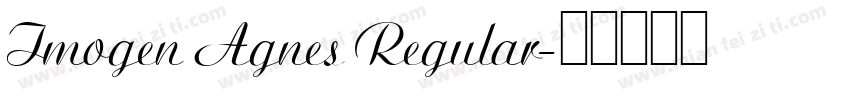 Imogen Agnes Regular字体转换
